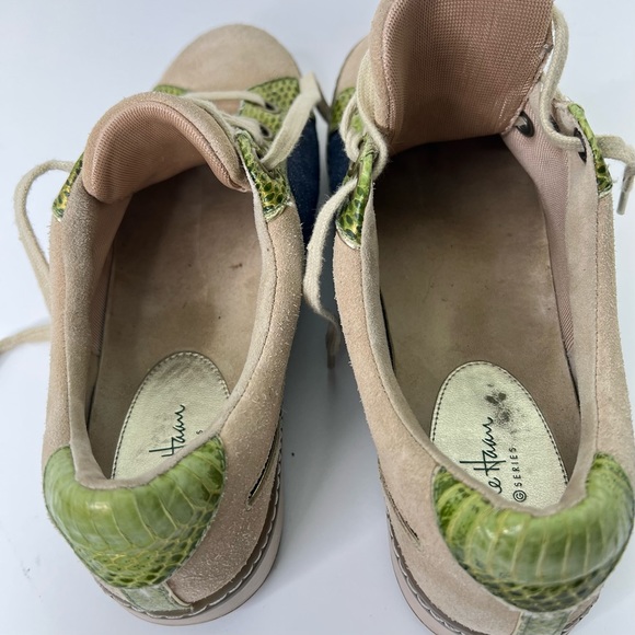 EUC Nike Air by Coke Haan G series leather & suede shoes womens size 7 b - Picture 12 of 16